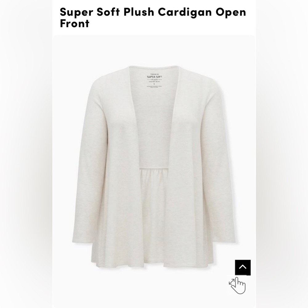 Cream cardigan